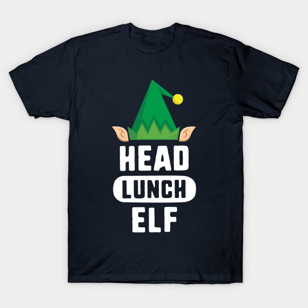 Head Nurse Elf Christmas T-Shirt Registered RN Gift Xmas T-Shirt by 14thFloorApparel